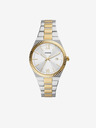 Fossil Strieborné zlaté dámske hodinky Fossil Scarlette