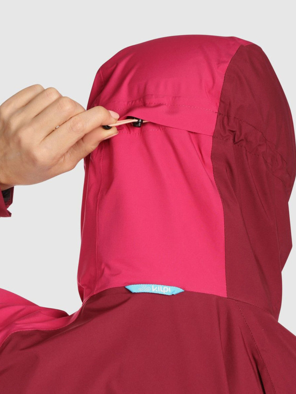 Kilpi Dámska nepremokavá bunda Kilpi MAMBA-W Dark Red