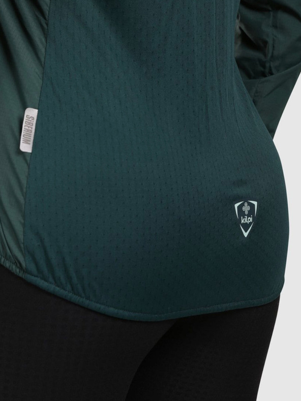 Kilpi Kilpi Dámska ultraľahká bežecká bunda ANORI-W Tmavozelená