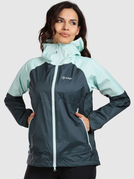 Kilpi Dámska nepremokavá bunda Kilpi HURRICANE-W Dark Green