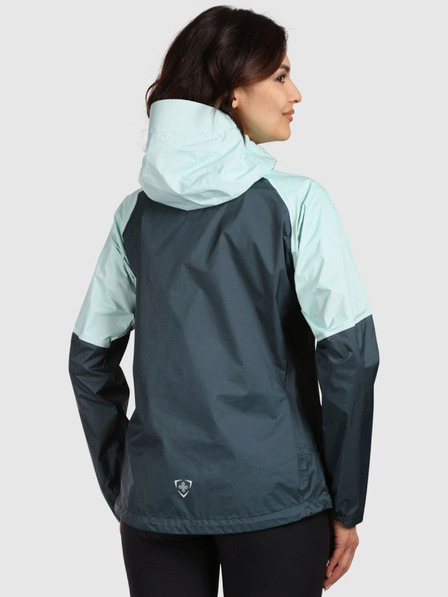 Kilpi Dámska nepremokavá bunda Kilpi HURRICANE-W Dark Green