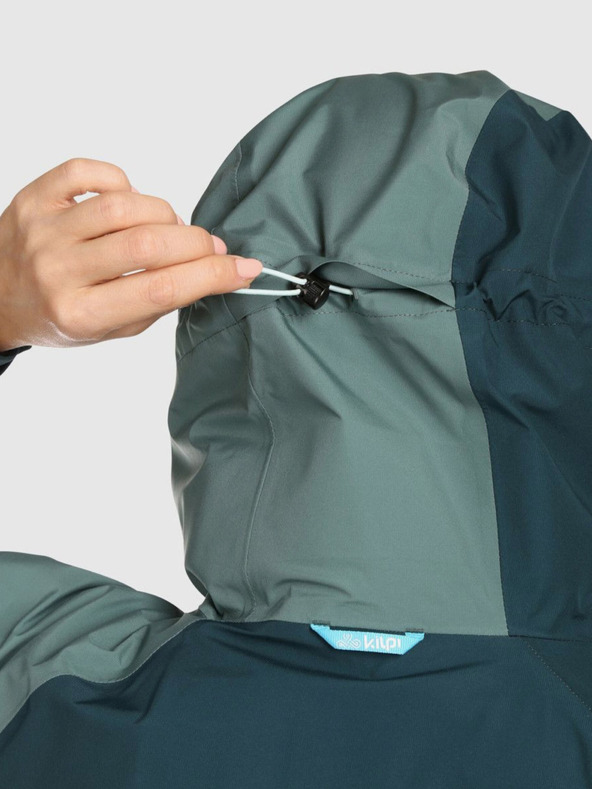 Kilpi Dámska nepremokavá bunda Kilpi MAMBA-W Dark Green