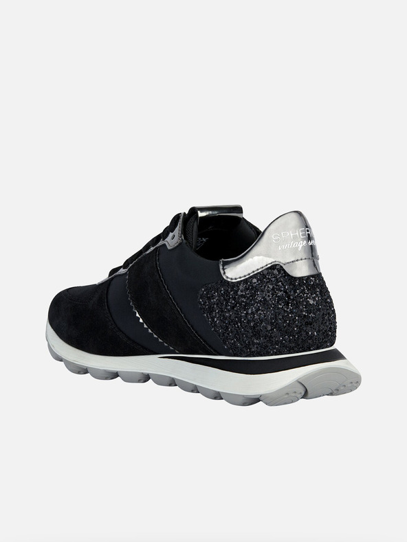 Geox Čierne dámske tenisky Geox Spherica Vseries