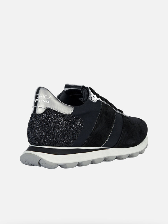 Geox Čierne dámske tenisky Geox Spherica Vseries