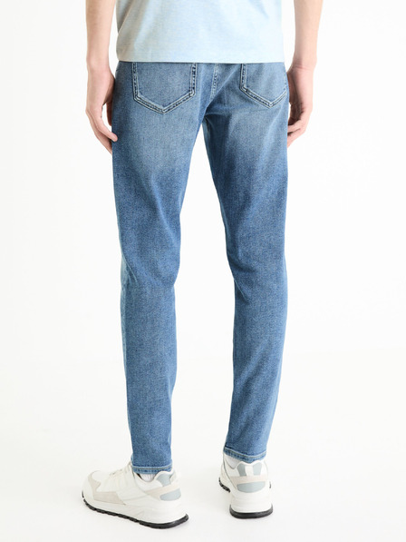 Celio Modré pánske slim fit džínsy Celio Dofine