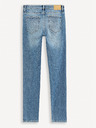 Celio Modré pánske slim fit džínsy Celio Dofine