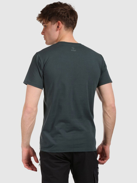 Kilpi Pánske bavlnené tričko Kilpi DISCOVER-M Dark Green