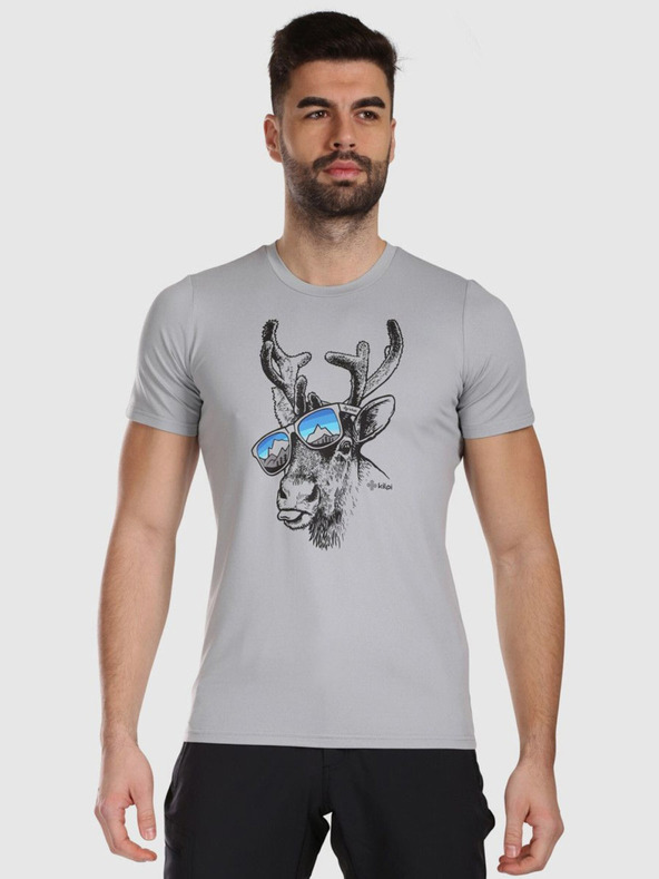 Kilpi Pánske funkčné tričko Kilpi LISMAIN-M Light Grey