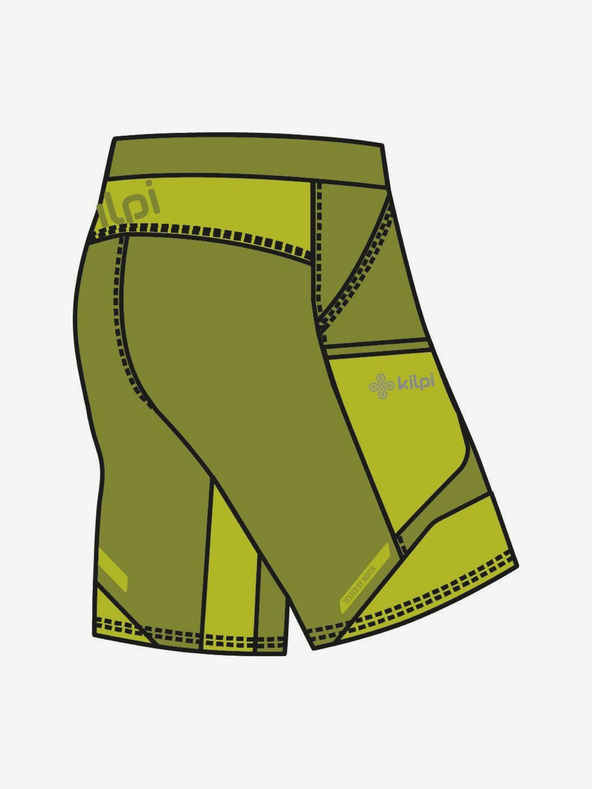 Kilpi Pánske šortky Kilpi BREADY-M Zelená