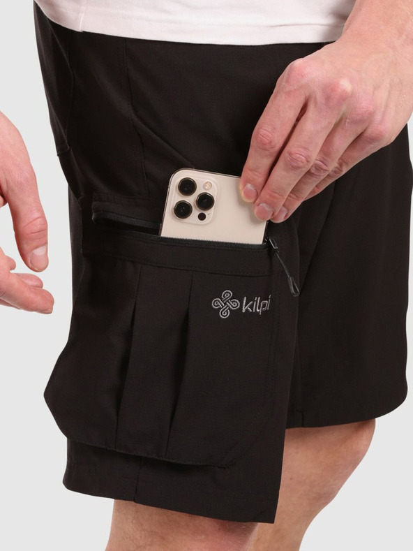 Kilpi Pánske šortky Kilpi ASHER-M Black