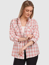 Kilpi Dámska športová flanelová košeľa Kilpi FLANNY-W Pink
