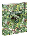 BAAGL  Zelený obal na školský zošit A5 Dinosaurus Baagl