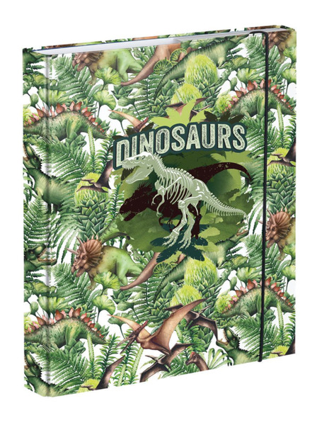 BAAGL  Zelený obal na školský zošit A5 Dinosaurus Baagl