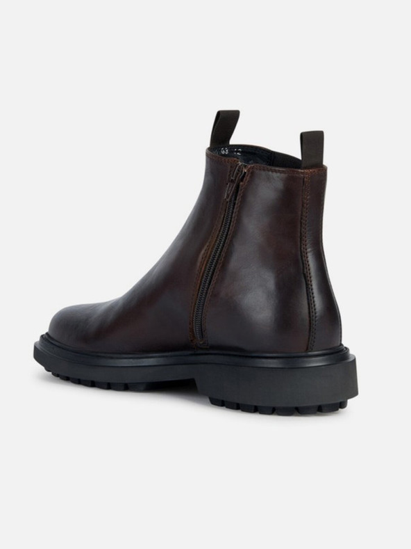 Geox Hnedé pánske členkové topánky Geox Faloria B Abx