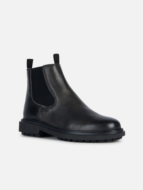 Geox Čierna pánska členkové topánky Geox Faloria B Abx