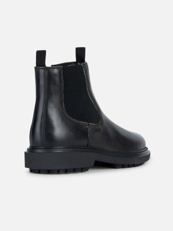 Geox Čierna pánska členkové topánky Geox Faloria B Abx