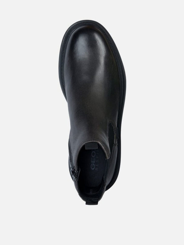 Geox Čierna pánska členkové topánky Geox Faloria B Abx
