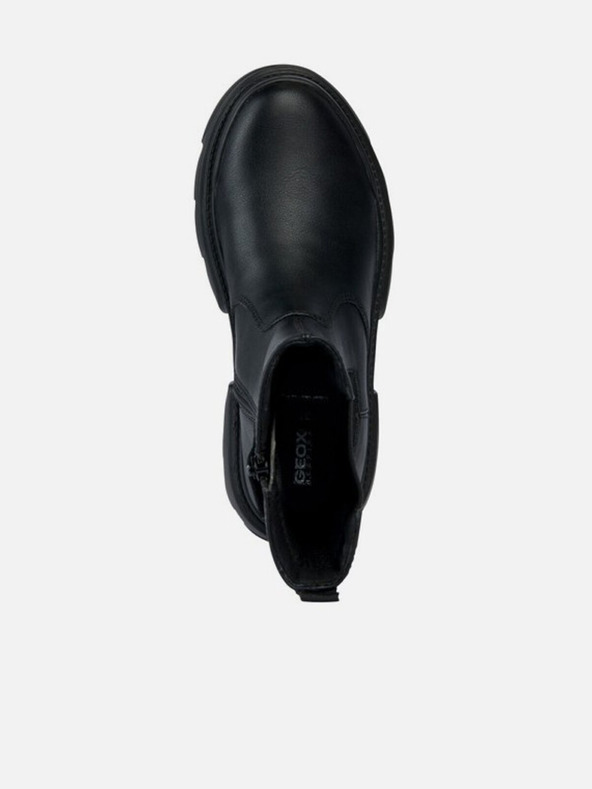 Geox Čierne dievčenské členkové topánky Geox Junette