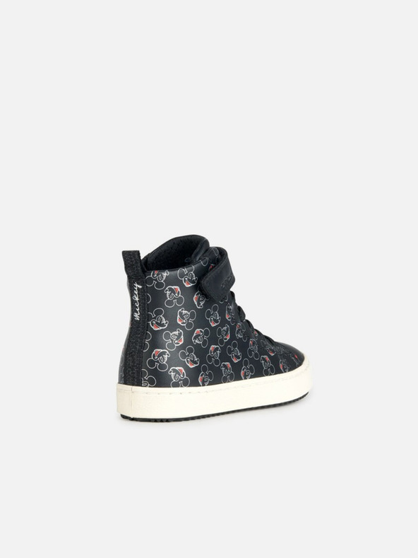 Geox Čierne dievčenské tenisky Geox Kalispera