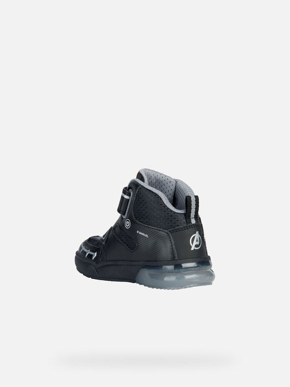 Geox Čierne chlapčenské tenisky Geox Grayjay