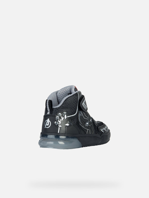 Geox Čierne chlapčenské tenisky Geox Grayjay