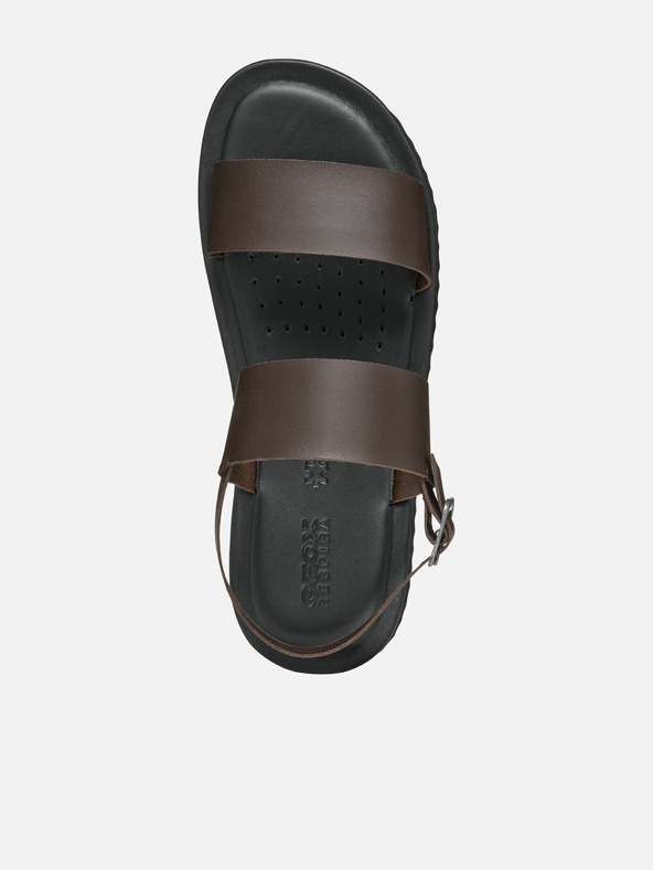 Geox Hnedé pánske sandále Geox Erice