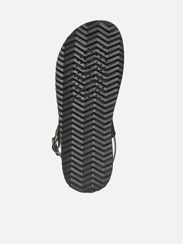 Geox Hnedé pánske sandále Geox Erice