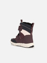 Geox Dievčenské členkové topánky Geox Flexyper B Ab Burgundy