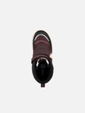 Geox Dievčenské členkové topánky Geox Flexyper B Ab Burgundy