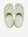Crocs Krémové dámske papuče Crocs Siren Clog na podpätku