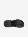 Crocs Čierne dámske papuče na podpätku Crocs Siren Clog