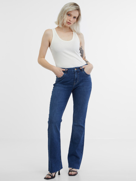 Orsay Tmavomodré dámske bootcut džínsy ORSAY