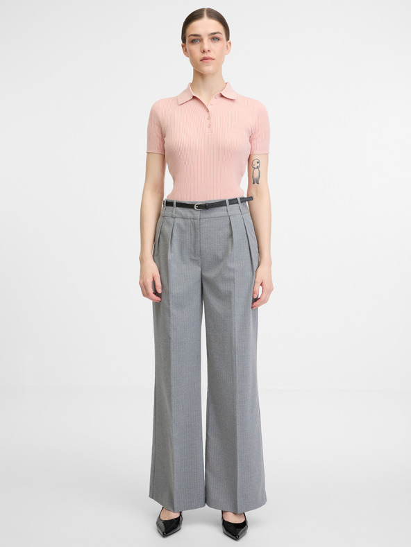 Orsay Svetloružové dámske tričko s krátkym rukávom ORSAY