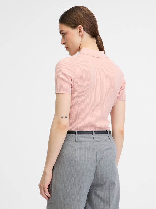 Orsay Svetloružové dámske tričko s krátkym rukávom ORSAY