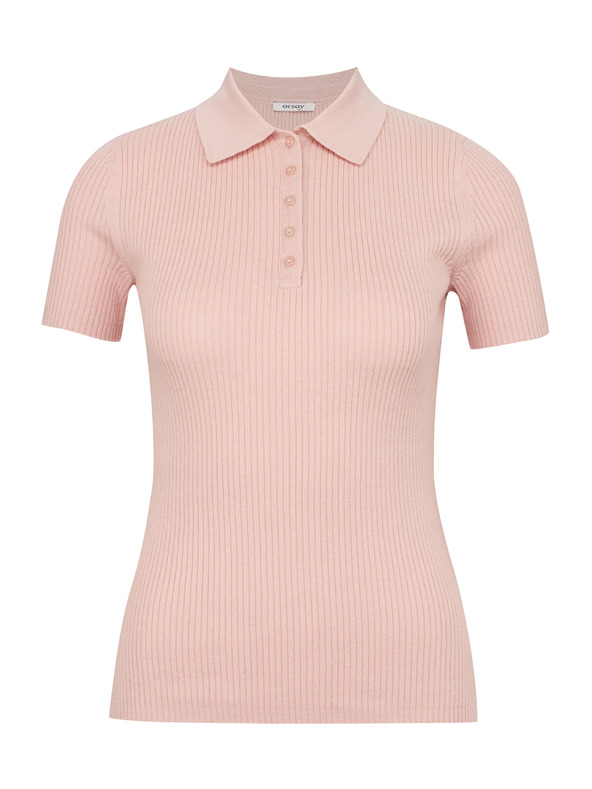 Orsay Svetloružové dámske tričko s krátkym rukávom ORSAY