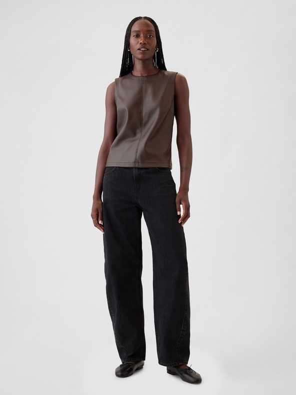 GAP Top z umelej kože GAP