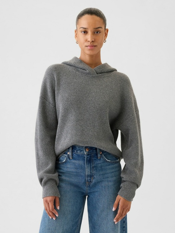GAP Oversize sveter s kapucňou CashSoft