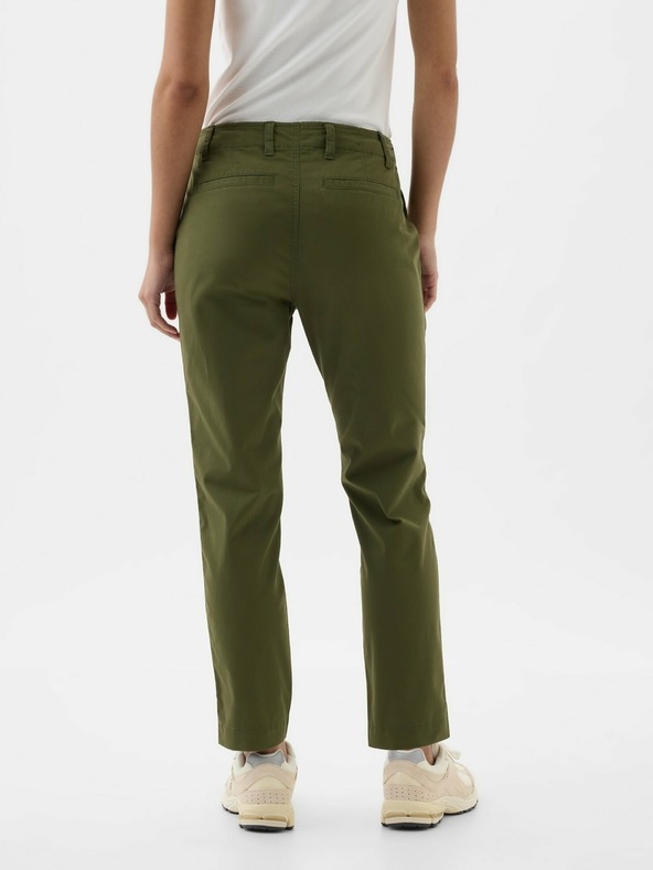 GAP Nohavice s vreckami Mid-Rise Downtown Khaki GAP