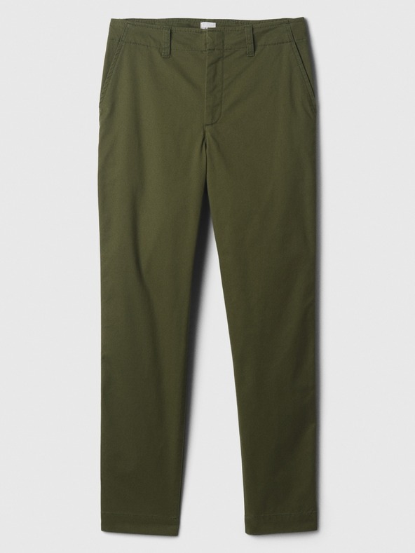GAP Nohavice s vreckami Mid-Rise Downtown Khaki GAP