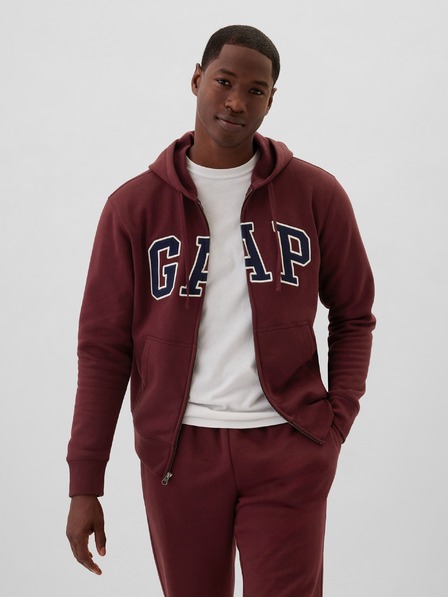 GAP Mikina na zips logo GAP