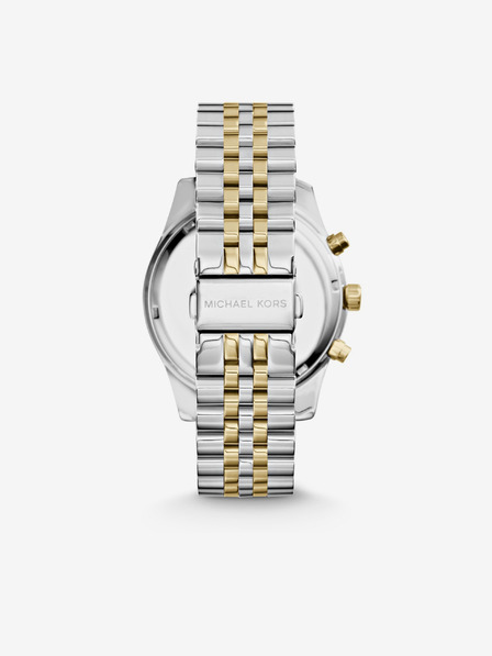 Michael Kors Michael Kors Lexington strieborné a zlaté unisex hodinky