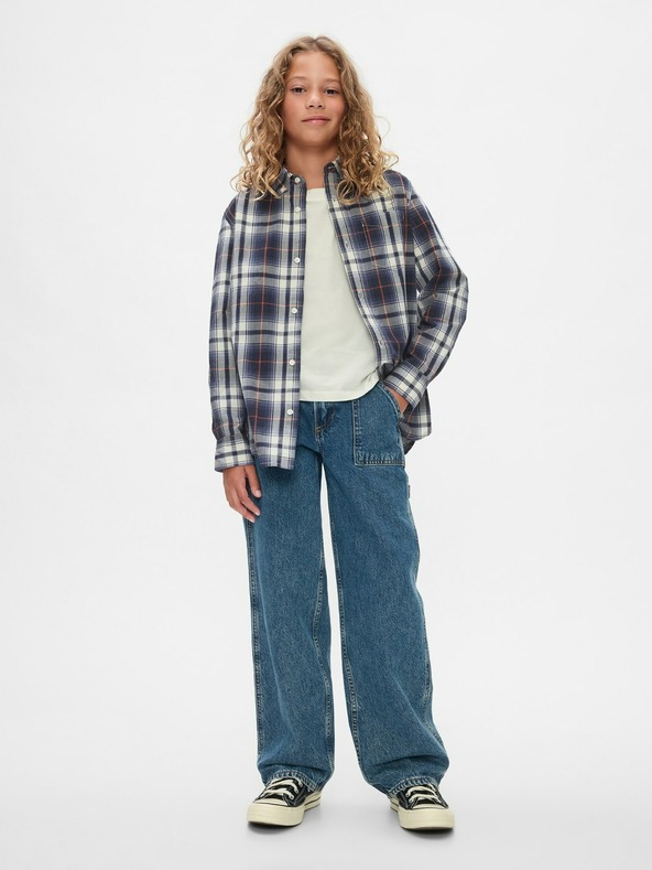 GAP Detská popelínová košeľa GAP