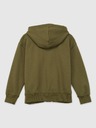 GAP Detská mikina s logom a fleece GAP