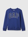 GAP Detská mikina s logom a fleece GAP