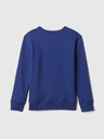 GAP Detská mikina s logom a fleece GAP