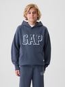 GAP Detská mikina s logom a fleece GAP