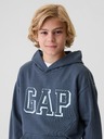 GAP Detská mikina s logom a fleece GAP