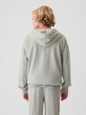 GAP Detská mikina s logom a fleece GAP