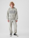 GAP Detská mikina s logom a fleece GAP