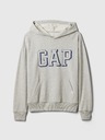 GAP Detská mikina s logom a fleece GAP